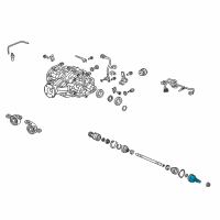 OEM 2009 Acura TL Joint, Outboard Diagram - 42330-TK5-305