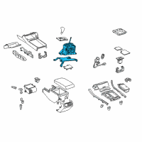 OEM Toyota Shifter Assembly Diagram - 33540-AC010