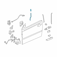 OEM 2009 Pontiac G6 Knob, Front Side Door Locking Rod Diagram - 15875858