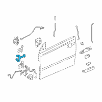 OEM 2006 Pontiac G6 Link Asm-Front Side Door Check Diagram - 15952851