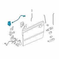 OEM 2006 Pontiac G6 Latch Diagram - 20819383