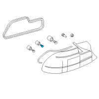 OEM 1985 BMW 524td Bulb Diagram - 07-11-9-905-336