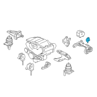 OEM 1996 Acura RL Damper Diagram - 50839-SZ3-000