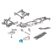 OEM 2017 Ford F-150 Front Bracket Diagram - FL3Z-17N775-H