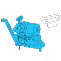 OEM Ford Explorer Sport ABS Control Unit Diagram - 1L5Z-2B373-AC