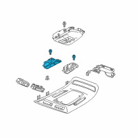 OEM 2015 Cadillac Escalade ESV Reading Lamp Assembly Diagram - 84221925