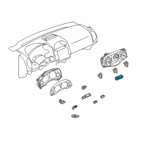 OEM Chevrolet Equinox Fan Switch Diagram - 15803801