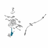 OEM 2019 Kia Sorento Lever-Gear Shift Diagram - 46721C5100