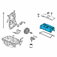 OEM Acura Cover, Cylinder Head Diagram - 12310-RL5-A00