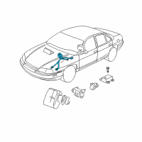 OEM 2010 Chevrolet Impala Clock Spring Diagram - 19258035