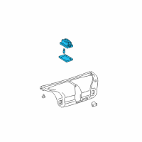 OEM Lexus GS430 Lamp Assy, Luggage Compartment, NO.1 Diagram - 81330-40020