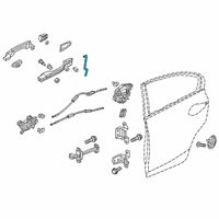 OEM 2022 Honda Insight ROD SET L, RR. Diagram - 72653-TXM-305