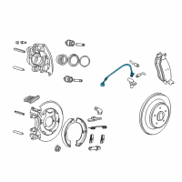 OEM 2002 Jeep Liberty Line-Brake Diagram - 52128310AB