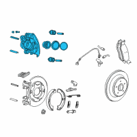 OEM Jeep Liberty CALIPER-Disc Brake Diagram - 5179730AA