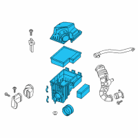 OEM 2017 Ford Transit-350 Air Cleaner Assembly Diagram - JK4Z-9600-A