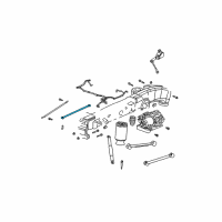 OEM Chevrolet Trailblazer EXT Rod, Rear Axle Tie Diagram - 15223490