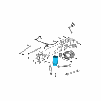OEM 2008 GMC Envoy Air Spring Diagram - 25815604
