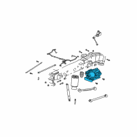 OEM 2005 GMC Envoy Compressor Asm-Rear Air Spring Diagram - 25978169