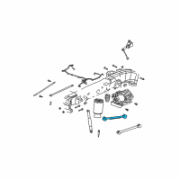 OEM 2009 GMC Envoy Rear Lower Control Arm Diagram - 15069838