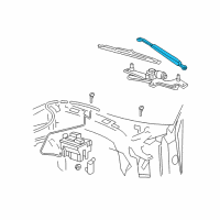 OEM Wiper Arm Diagram - 9L3Z-17526-A