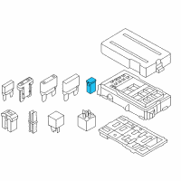 OEM 2016 Ford Transit Connect Maxi Fuse Diagram - F8SZ-14526-AA