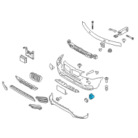 OEM 2017 BMW X4 Pyrite Br Ultrasonic Sensor Diagram - 66-20-7-986-034