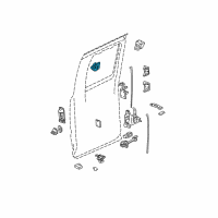 OEM Chevrolet Silverado 2500 HD Classic Latch Diagram - 10356952