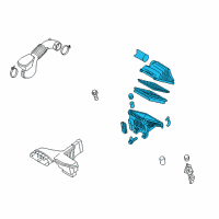 OEM 2012 Kia Optima Air Cleaner Assembly Diagram - 281102T150