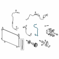 OEM 2019 Honda CR-V Pipe, Receiver Diagram - 80341-TLA-A01