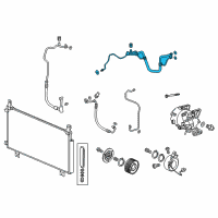 OEM Honda CR-V Exchanger Assy., Heat (Inner) Diagram - 80331-TLA-A01