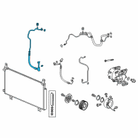 OEM 2019 Honda CR-V Hose, Suction Diagram - 80312-TLA-A01