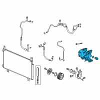 OEM 2019 Honda Civic Compressor Comp Diagram - 38810-5AA-A03