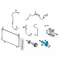OEM Honda CR-V Coil Set Diagram - 38924-5AA-A02