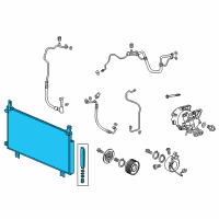 OEM Honda CR-V Condenser Assy. Diagram - 80100-TLA-A01