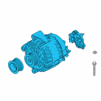 OEM 2011 BMW X5 Exchange Alternator Diagram - 12-31-7-801-173