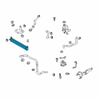 OEM 2013 Toyota Prius Plug-In Inverter Cooler Diagram - G9010-47040