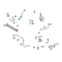OEM 2020 Toyota Mirai Inlet Hose Clamp Diagram - 90466-21004