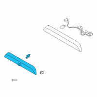 OEM Ford High Mount Lamp Diagram - HC3Z-13A613-G