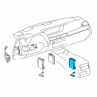 OEM Lexus GS300 Block Assembly, Passenger Diagram - 82730-30M20