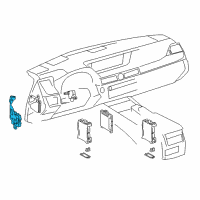 OEM 2014 Lexus GS450h Headlamp Swivel Computer Assembly Diagram - 89940-30250