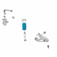 OEM Ford F-250 Coil Spring Diagram - 3L3Z-5310-ZA