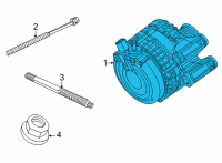 OEM 2022 Jeep Wrangler Generator-Engine Diagram - 68292740AB