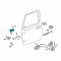 OEM 2021 Jeep Gladiator Door Diagram - 68297681AE