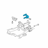 OEM Hummer H3T Front Mount Diagram - 15925797