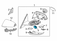 OEM 2021 BMW M235i xDrive Gran Coupe Mirror Switch Diagram - 67132711927