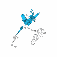 OEM 2009 Toyota Prius Steering Column Diagram - 45200-47063