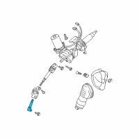 OEM 2009 Toyota Prius Lower Shaft Diagram - 45221-47041