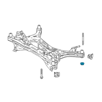 OEM Lexus Control Arm Nut Diagram - 9017816008