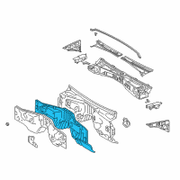 OEM 2006 Lexus LX470 Panel Sub-Assy, Dash Diagram - 55101-60B10