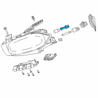 OEM 2014 Dodge Dart Socket-Side Marker Diagram - 68186726AA